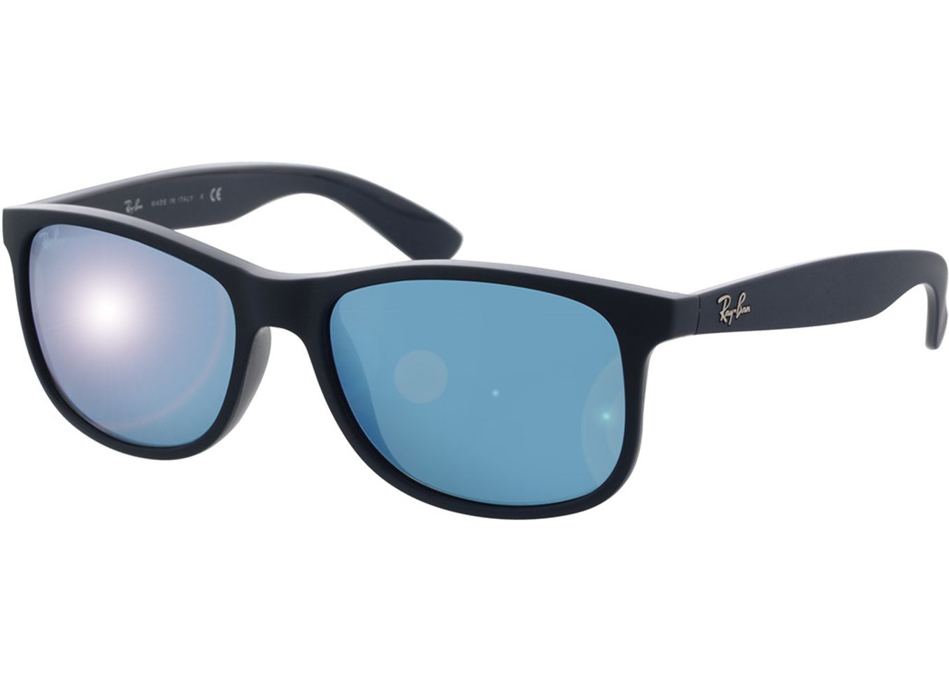 Ray-Ban Andy RB4202 615355 55-17 Sonnenbrille ohne Sehstärke, Herren, Vollrand, Eckig