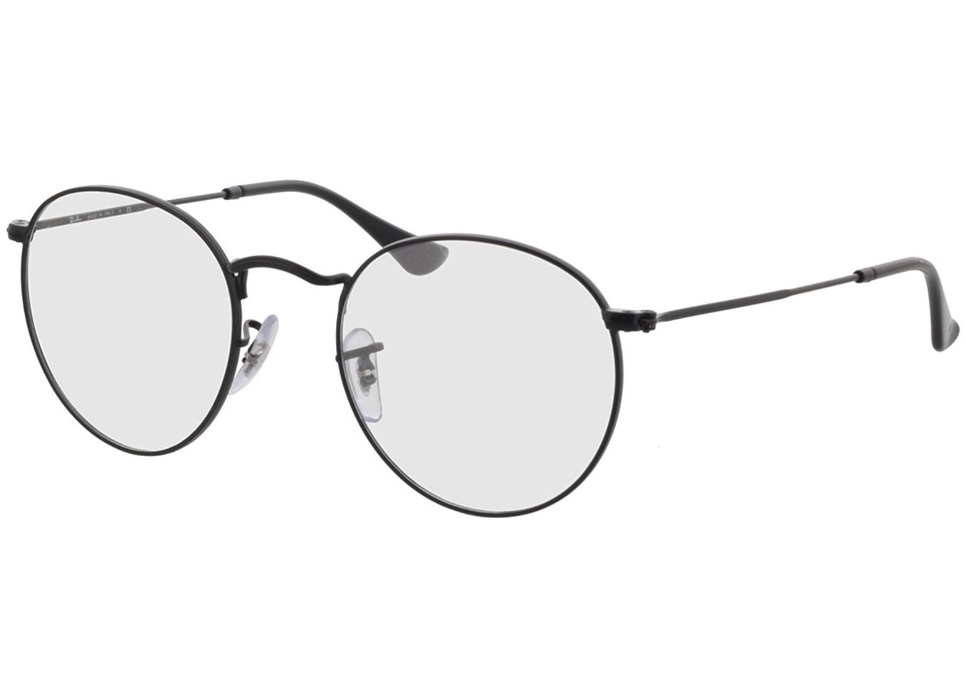 Ray-Ban Round Metal RX3447V 2503 50-21 Brillengestell inkl. Gläser, Damen/Herren, Vollrand, Rund