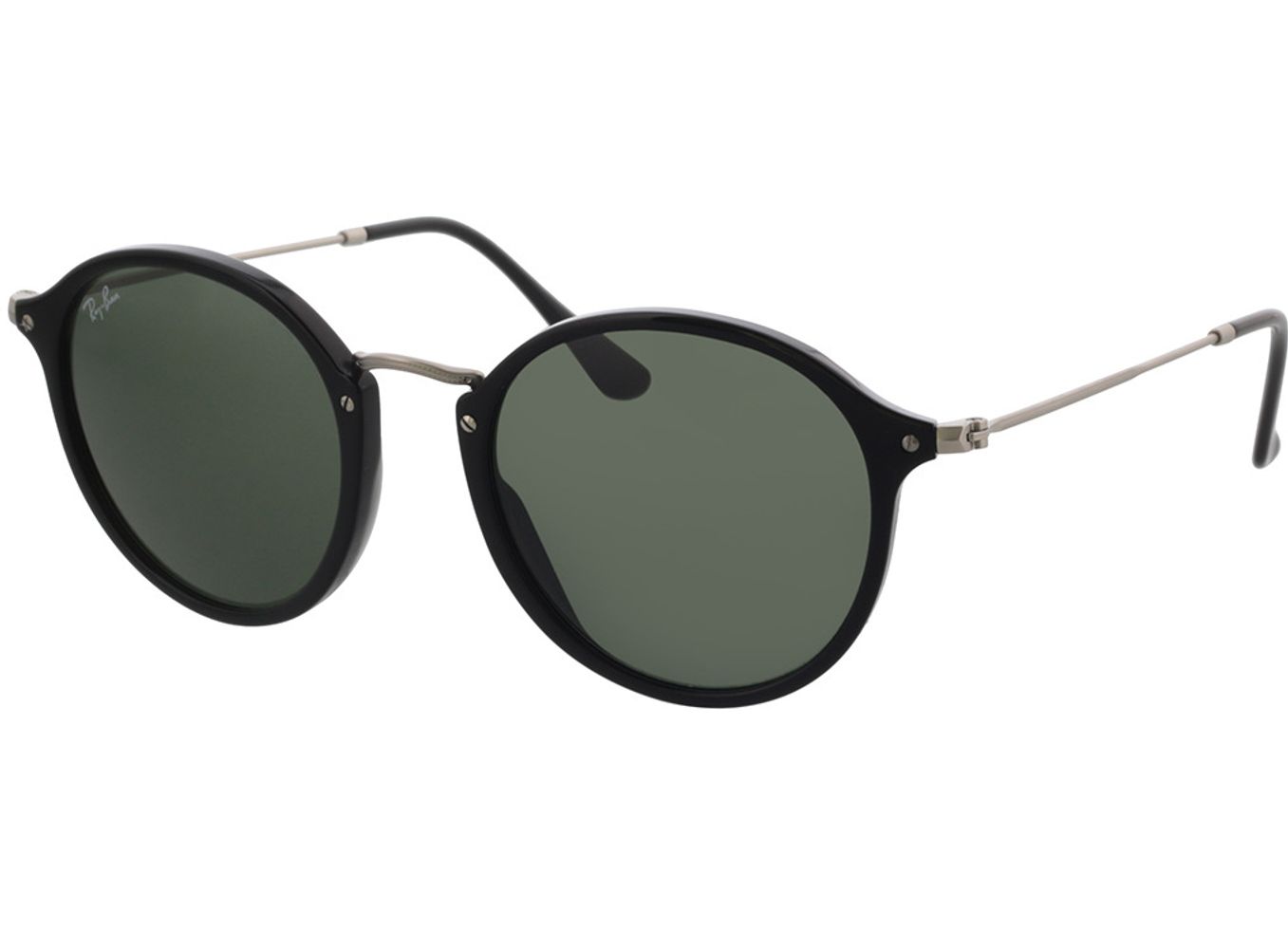 Ray-Ban Round Fleck RB2447 901 49-21 Sonnenbrille ohne Sehstärke, Damen/Herren, Vollrand, Rund