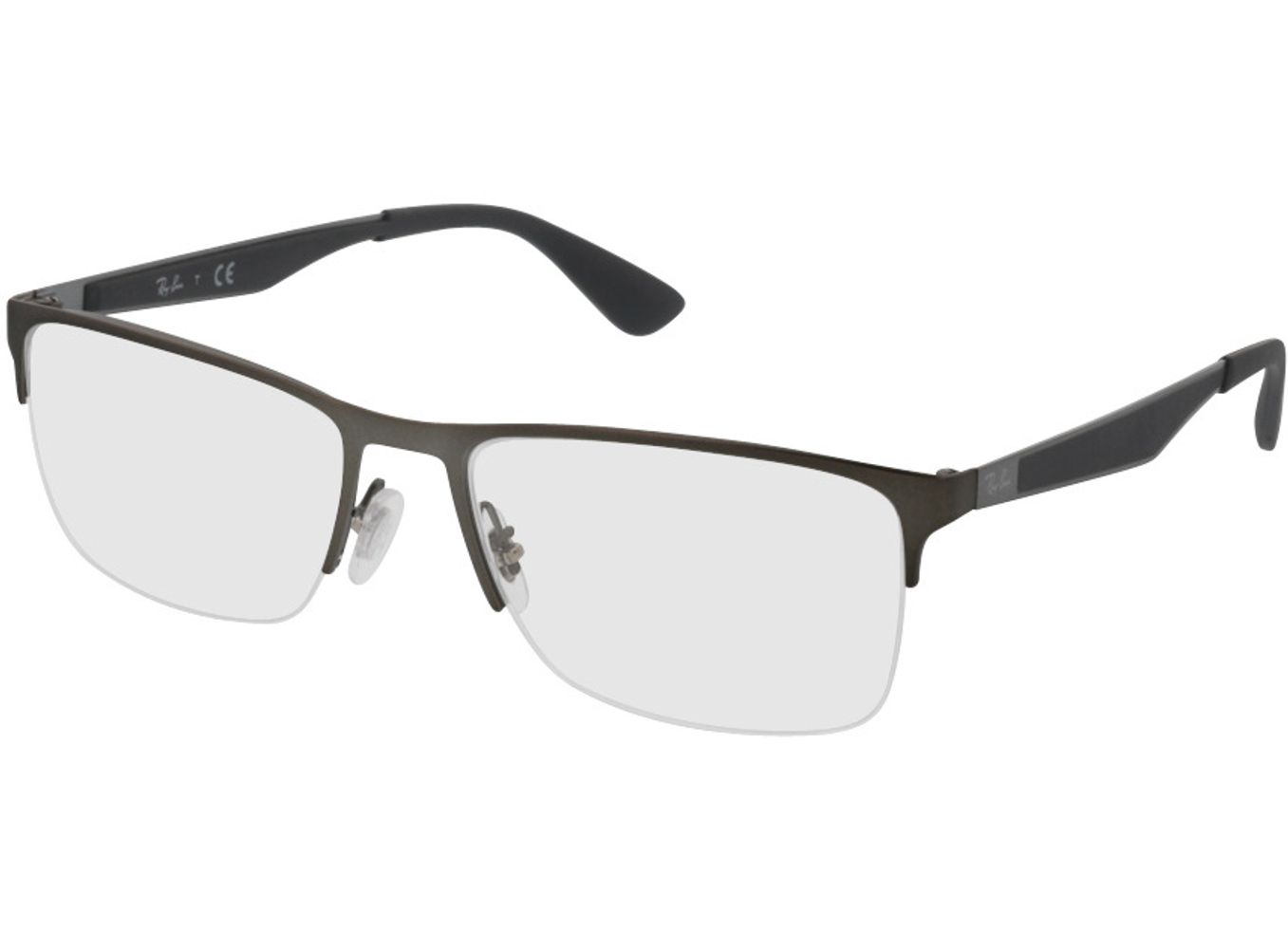 Ray-Ban RX6335 2855 54-17 Brillengestell inkl. Gläser, Herren, Halbrand, browline