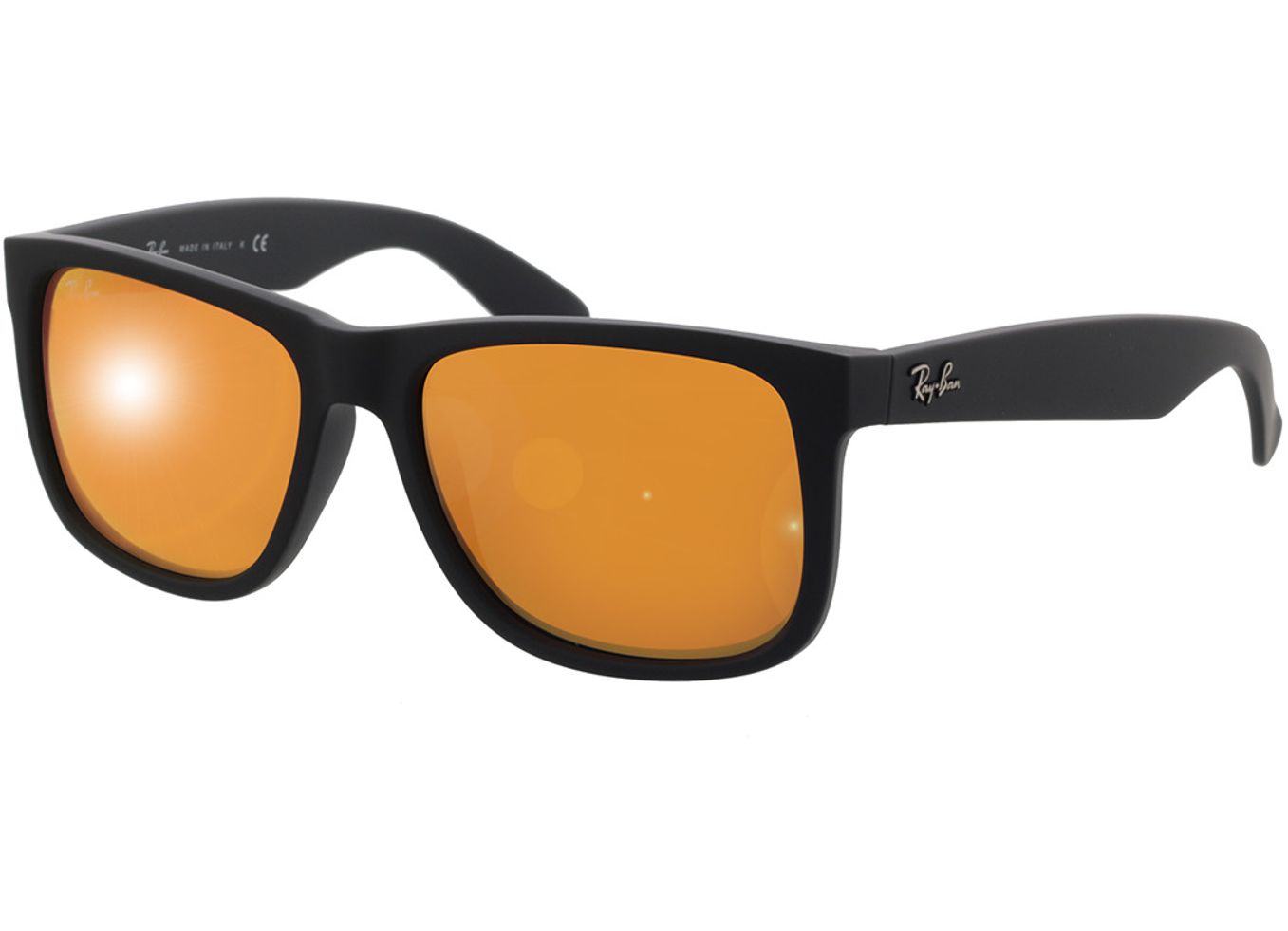 Ray-Ban Justin RB4165 622/6Q 54-16 Sonnenbrille mit Sehstärke erhältlich, Herren, Vollrand, Eckig