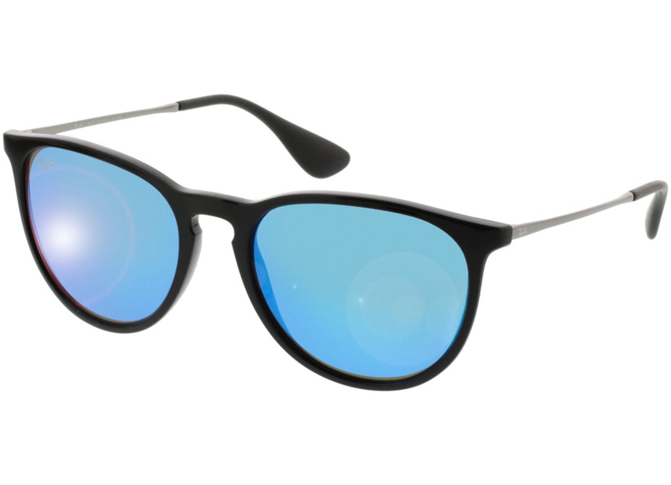 Ray-Ban Erika RB4171 601/55 54-18 Sonnenbrille mit Sehstärke erhältlich, Damen, Vollrand, Rund