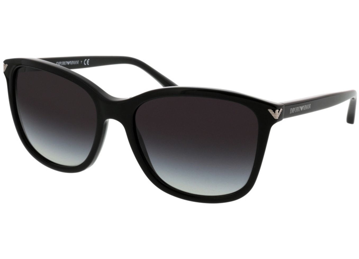 Emporio Armani EA4060 50178G 56-18 Sonnenbrille mit Sehstärke erhältlich, Damen, Vollrand, Eckig