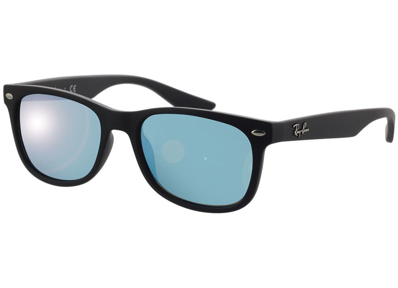 Ray-Ban Junior New Wayfarer RJ9052S 100S55 48-16 Sonnenbrille mit Sehstärke erhältlich, Kinder, Vollrand, Eckig