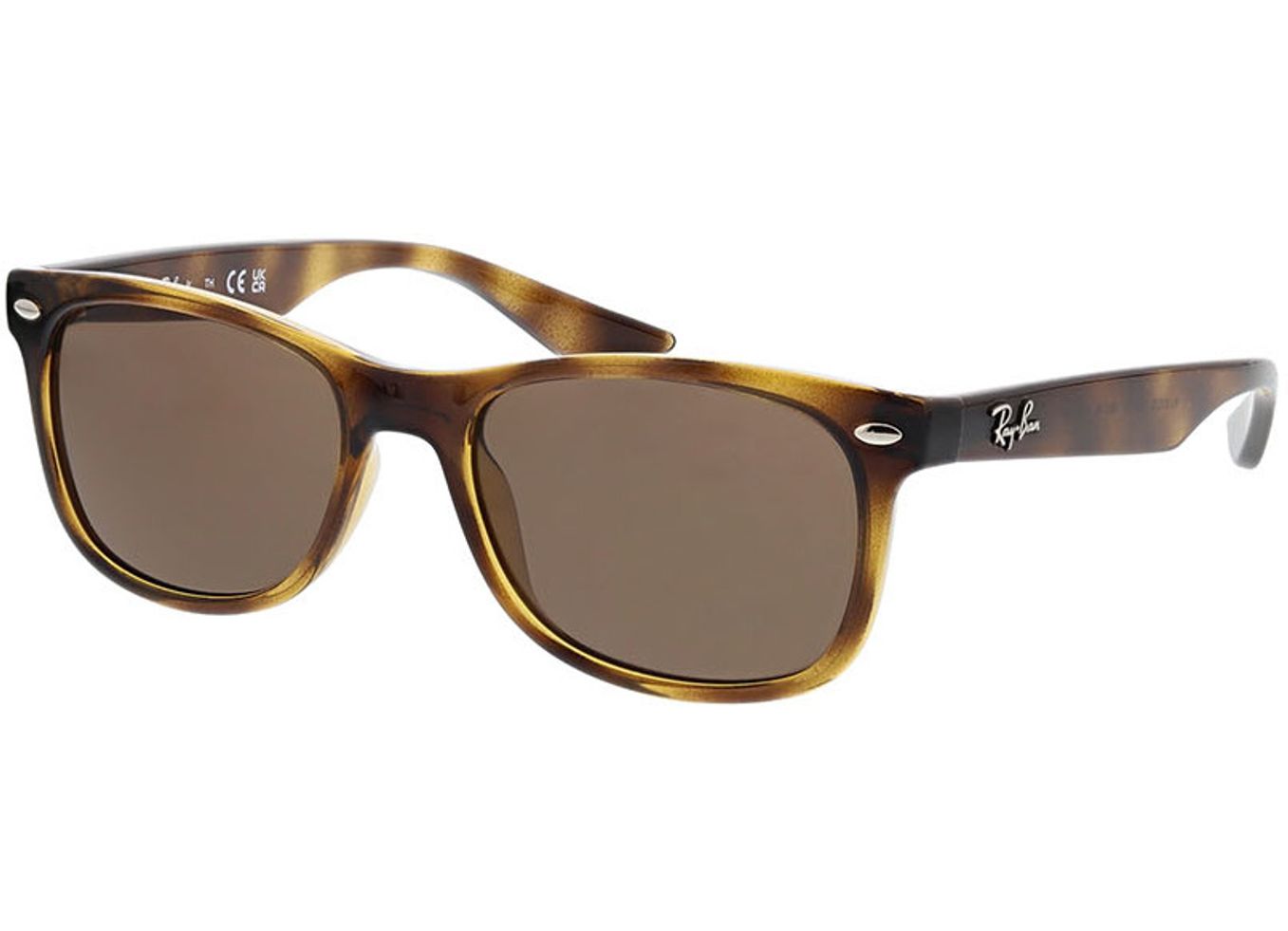 Ray-Ban Junior New Wayfarer RJ9052S 152/73 48-16 Sonnenbrille mit Sehstärke erhältlich, Damen/Herren, Vollrand, Eckig