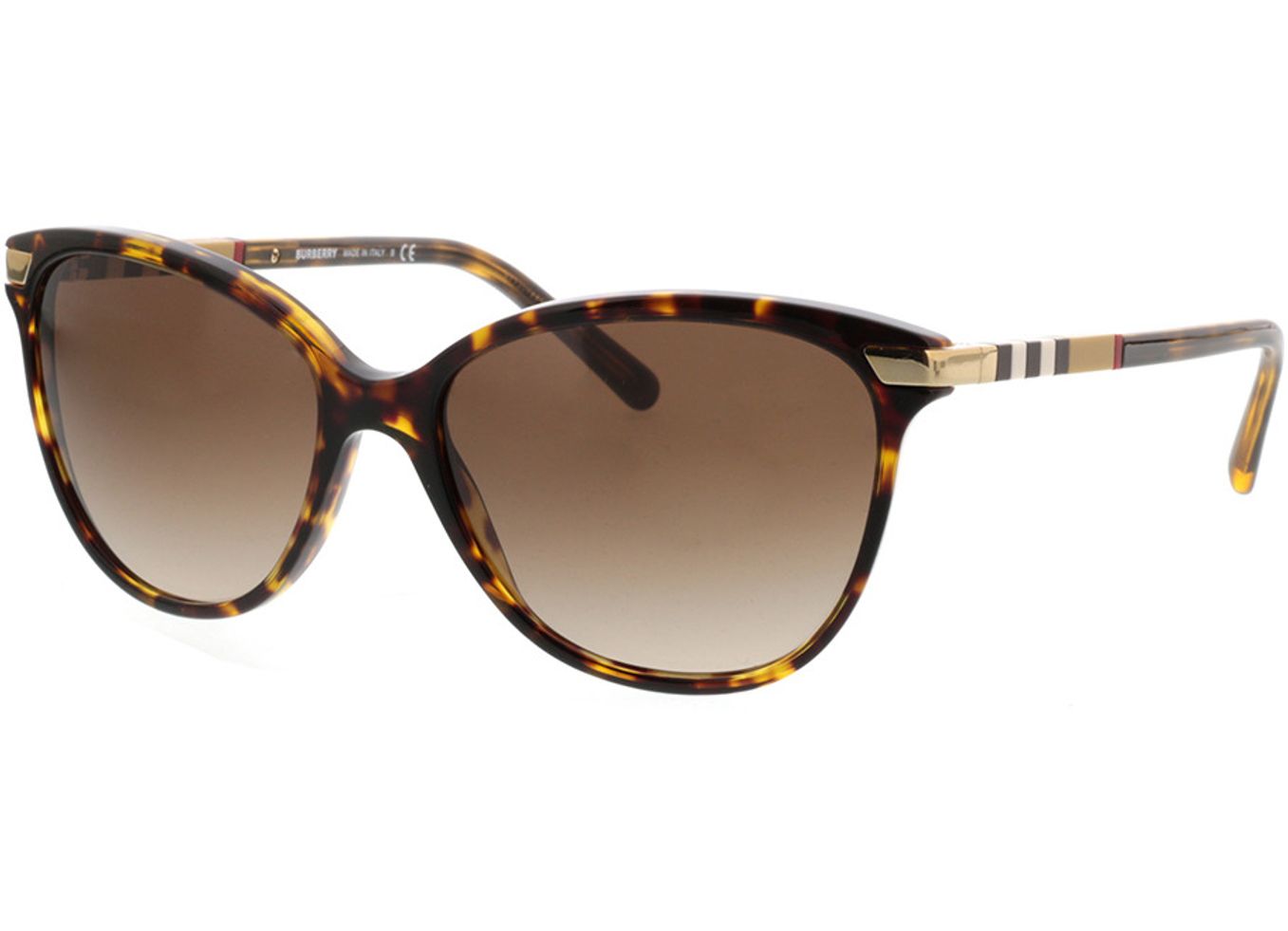 Burberry BE4216 300213 57-16 Sonnenbrille mit Sehstärke erhältlich, Damen, Vollrand, Cateye