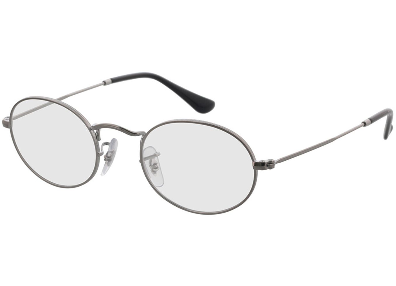 Ray-Ban Oval RX3547V 2502 48-21 Brillengestell inkl. Gläser, Damen/Herren, Vollrand, oval