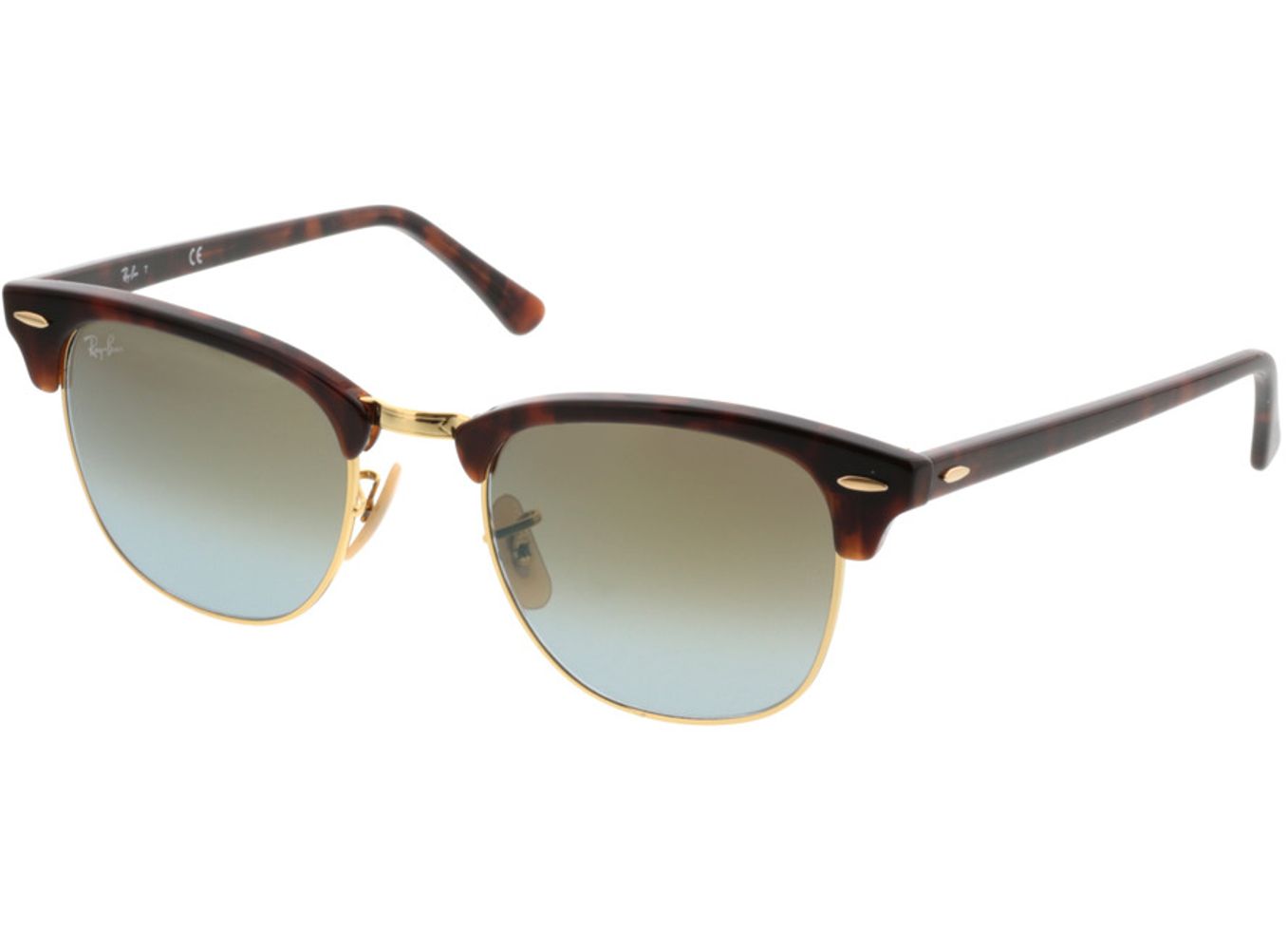 Ray-Ban Clubmaster RB3016 990/9J 51-21 Sonnenbrille mit Sehstärke erhältlich, Herren, Vollrand, browline