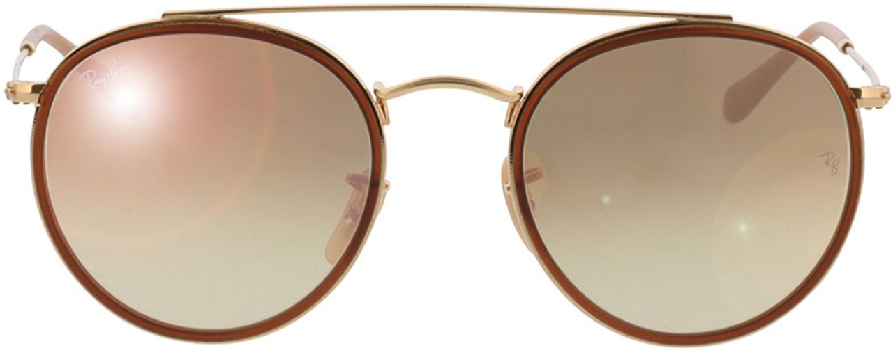 Sonnenbrille Ray Ban Round Double Bridge RB3647N 001 7O 51 22