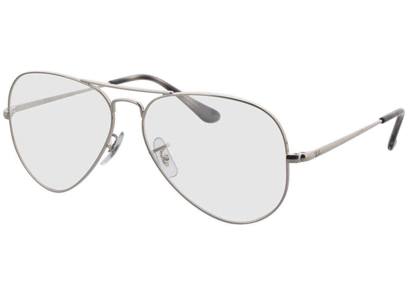 Ray-Ban Aviator RX6489 2501 58-14 Brillengestell inkl. Gläser, Damen/Herren, Vollrand, Pilot