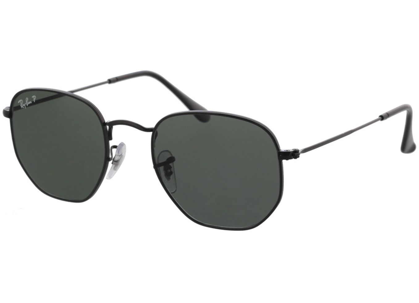 Ray-Ban Hexagonal Flat Lenses RB3548N 002/58 51-21 Sonnenbrille mit Sehstärke erhältlich, Herren, Vollrand, geometric