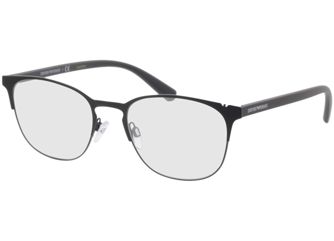 Emporio Armani EA1059 3001 53-19 Brillengestell inkl. Gläser, Damen/Herren, Vollrand, browline