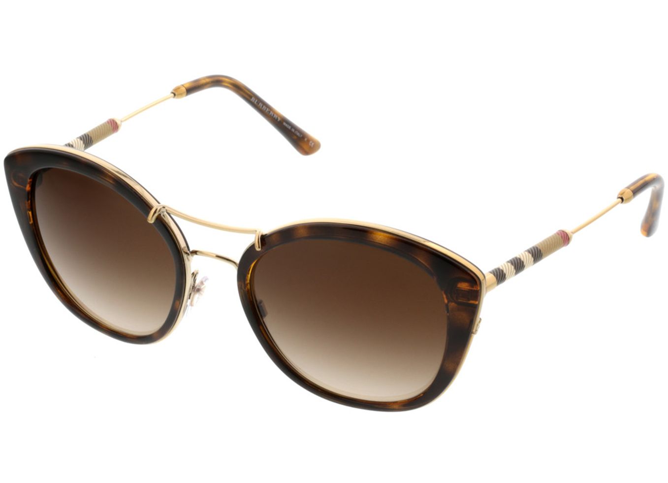 Burberry BE4251Q 300213 53-20 Sonnenbrille mit Sehstärke erhältlich, Damen, Vollrand, Cateye