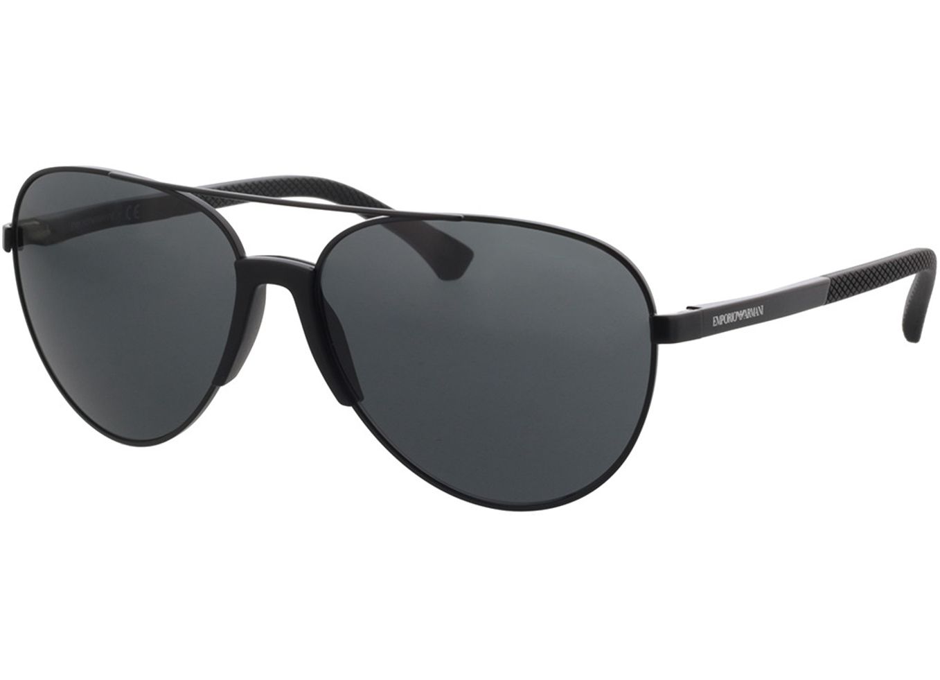 Emporio Armani EA2059 320387 61-15 Sonnenbrille ohne Sehstärke, Herren, Vollrand, Pilot