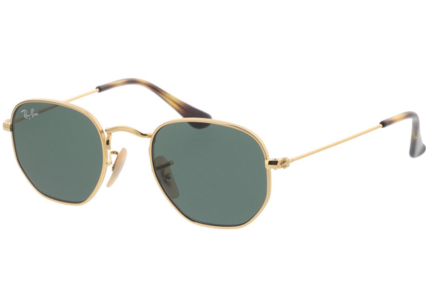 Ray-Ban Junior Hexagonal RJ9541SN 223/71 44-19 Sonnenbrille mit Sehstärke erhältlich, Damen/Herren, Vollrand, Rund