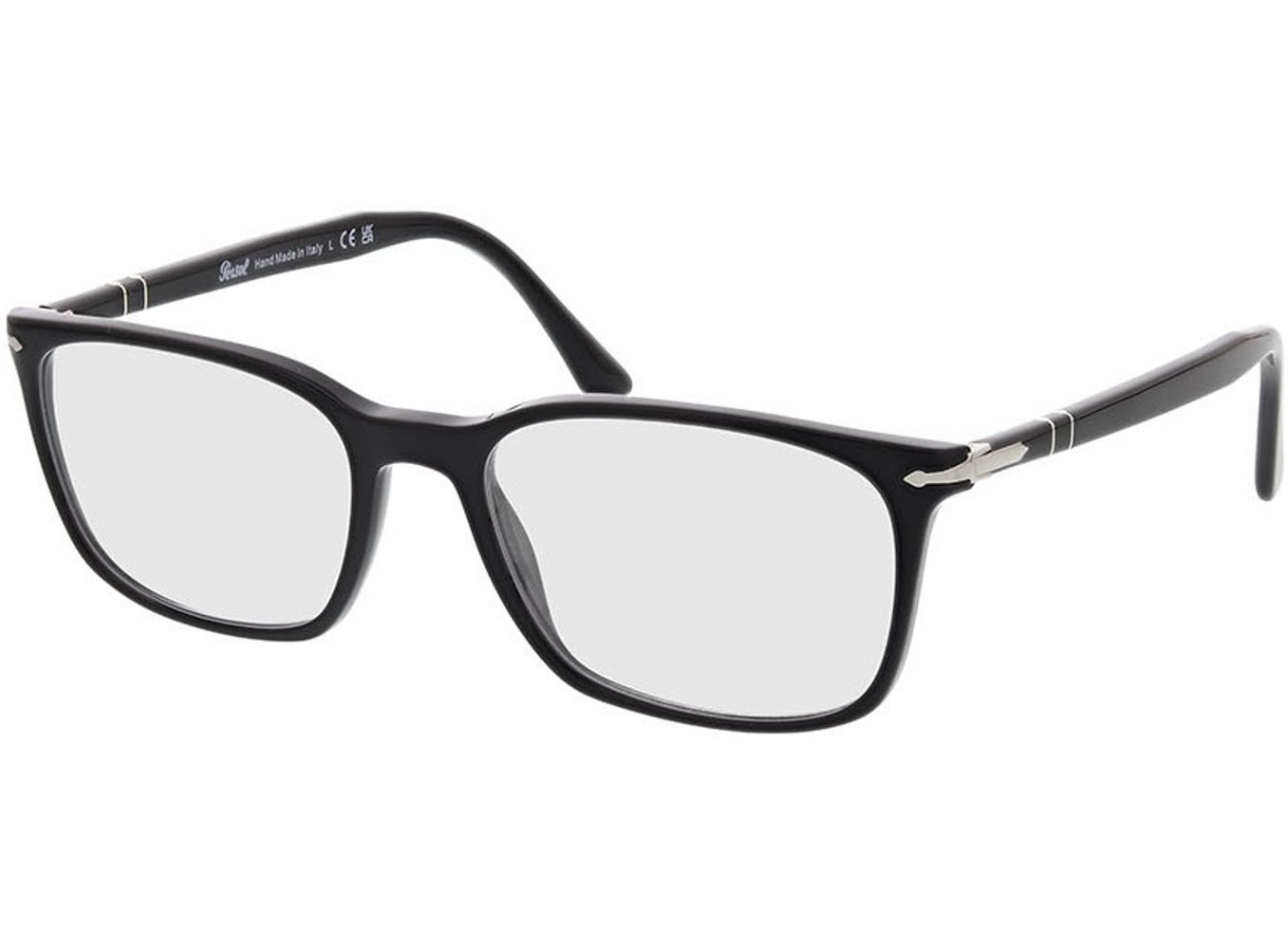 Persol PO3189V 95 55-18 Brillengestell inkl. Gläser, Herren, Vollrand, Eckig