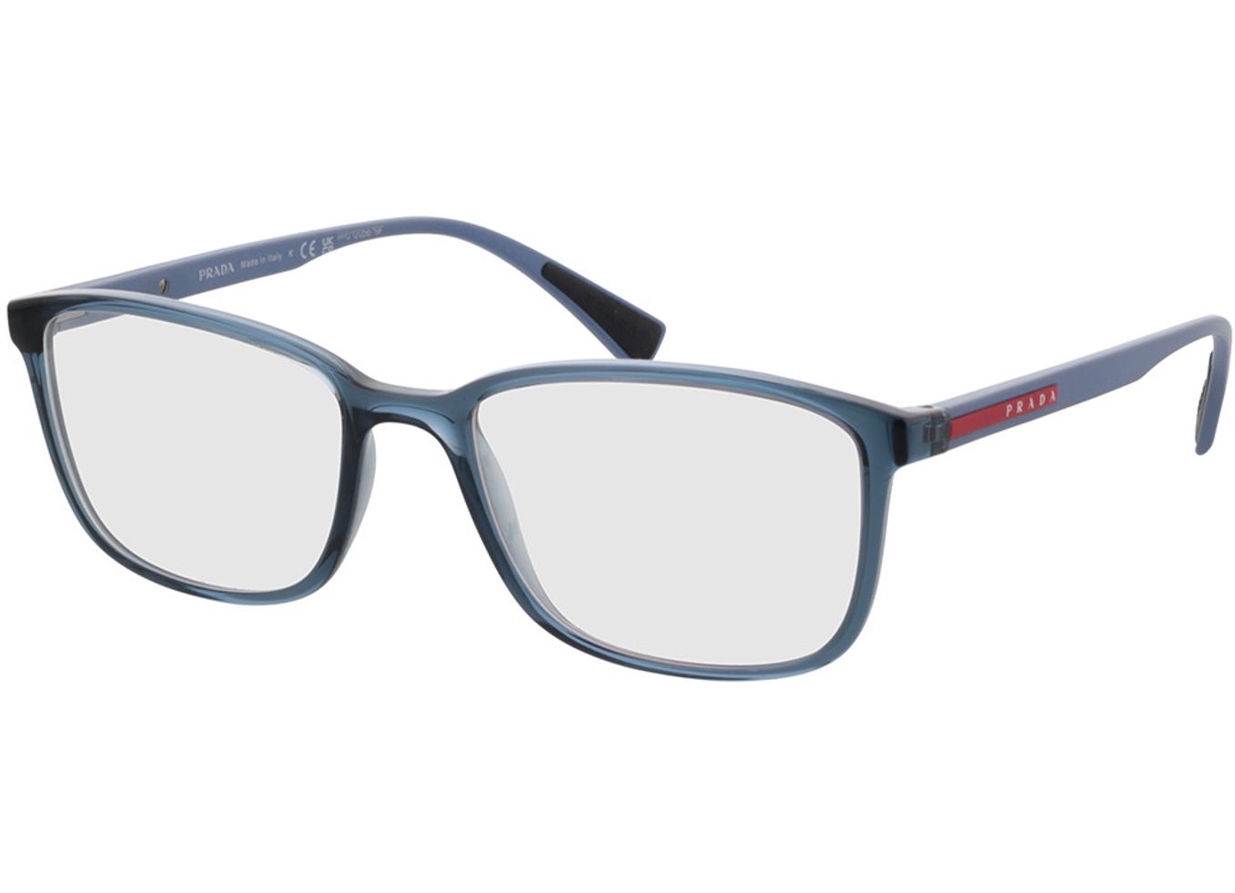 Prada Linea Rossa Lifestyle PS 04IV CZH1O1 55-18 Brillengestell inkl. Gläser, Herren, Vollrand, Rechteckig