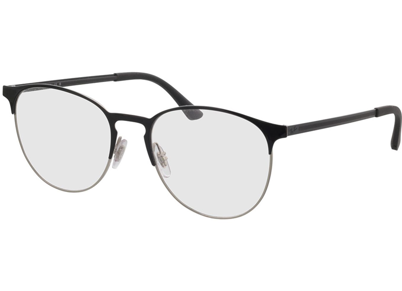 Ray-Ban RX6375 2861 53-18 Brillengestell inkl. Gläser, Damen/Herren, Vollrand, Rund