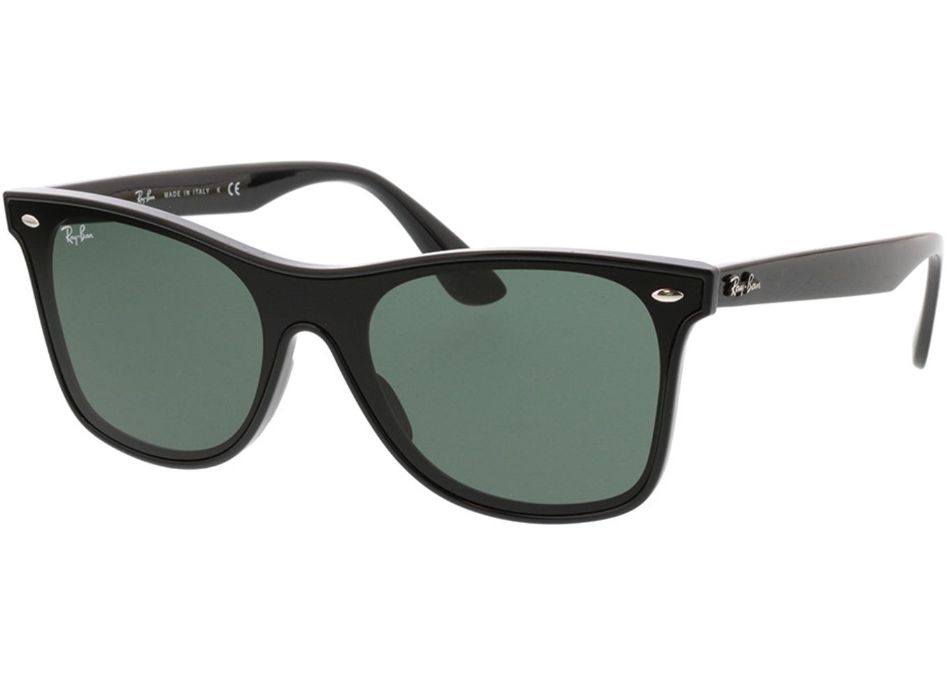 Ray-Ban Blaze Wayfarer RB4440N 601/71 41-141 Sonnenbrille ohne Sehstärke, Damen/Herren, Vollrand, Mono