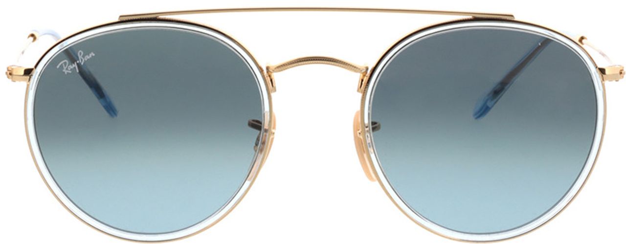 Ray ban round hot sale double bridge blue