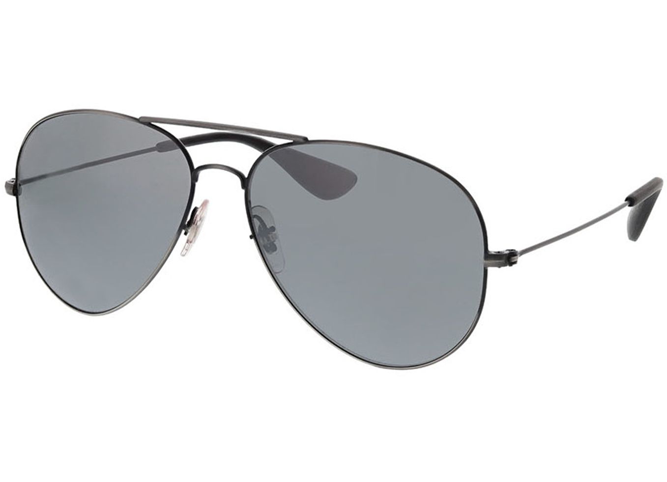 Ray-Ban RB3558 91396G 58-14 Sonnenbrille mit Sehstärke erhältlich, Damen/Herren, Vollrand, Pilot