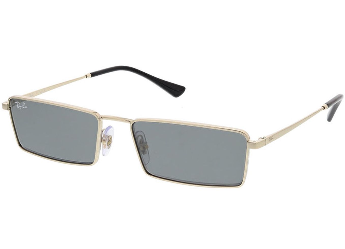 Ray-Ban Emy RB3741 92136V 56-17 Sonnenbrille mit Sehstärke erhältlich, Damen/Herren, Vollrand, Rechteckig