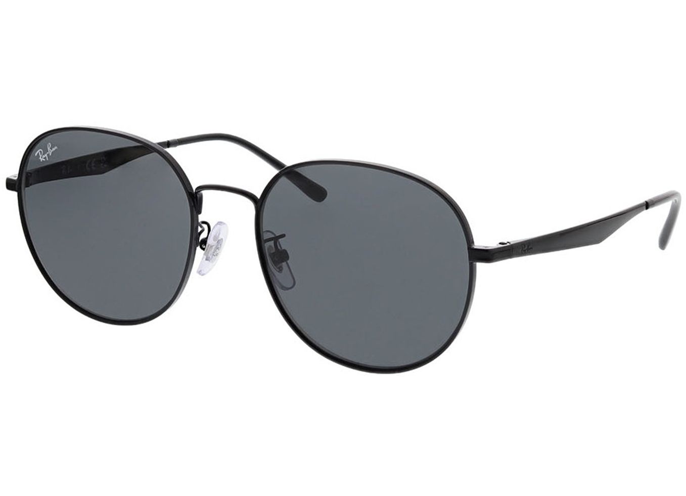 Ray-Ban RB3727D 002/87 57-19 Sonnenbrille mit Sehstärke erhältlich, Damen/Herren, Vollrand, panto