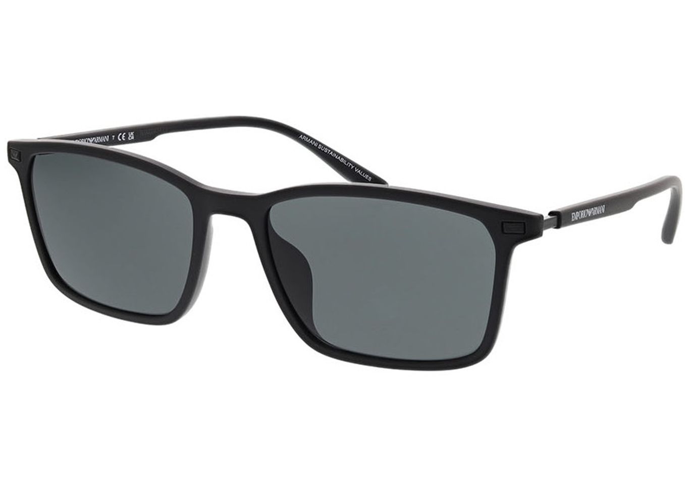 Emporio Armani EA4223U 500187 56-18 Sonnenbrille mit Sehstärke erhältlich, Herren, Vollrand, Rechteckig