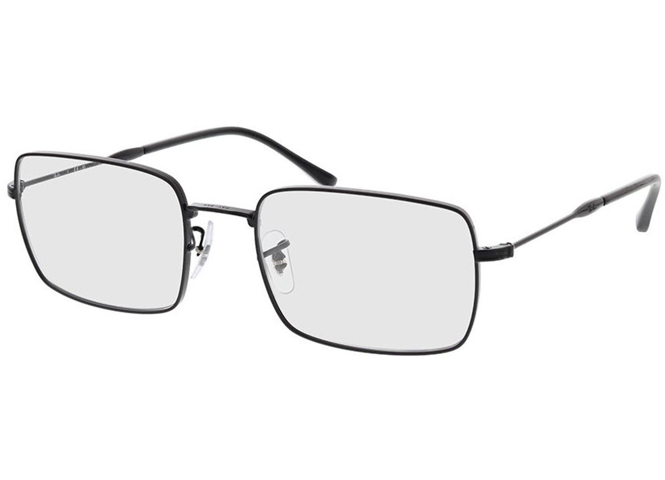 Ray-Ban RX6520 2509 55-20 Brillengestell inkl. Gläser, Damen/Herren, Vollrand, Rechteckig