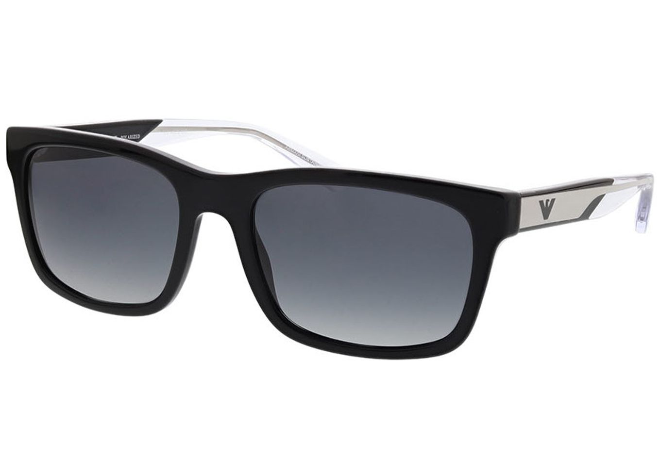 Emporio Armani EA4224 5017T3 57-19 Sonnenbrille mit Sehstärke erhältlich, Herren, Vollrand, Rechteckig