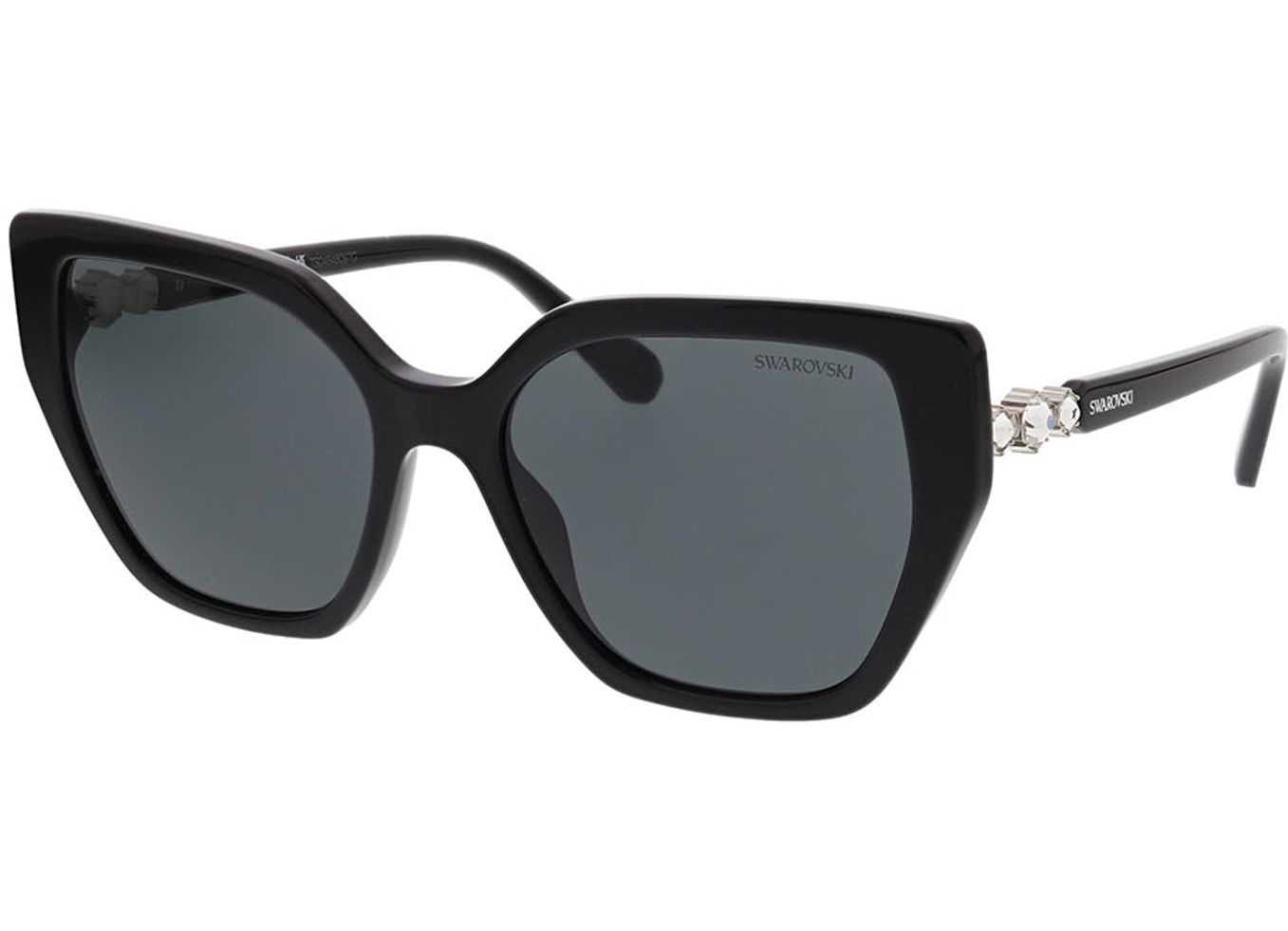 Swarovski SK6016 100187 56-18 Sonnenbrille mit Sehstärke erhältlich, Damen, Vollrand, Cateye