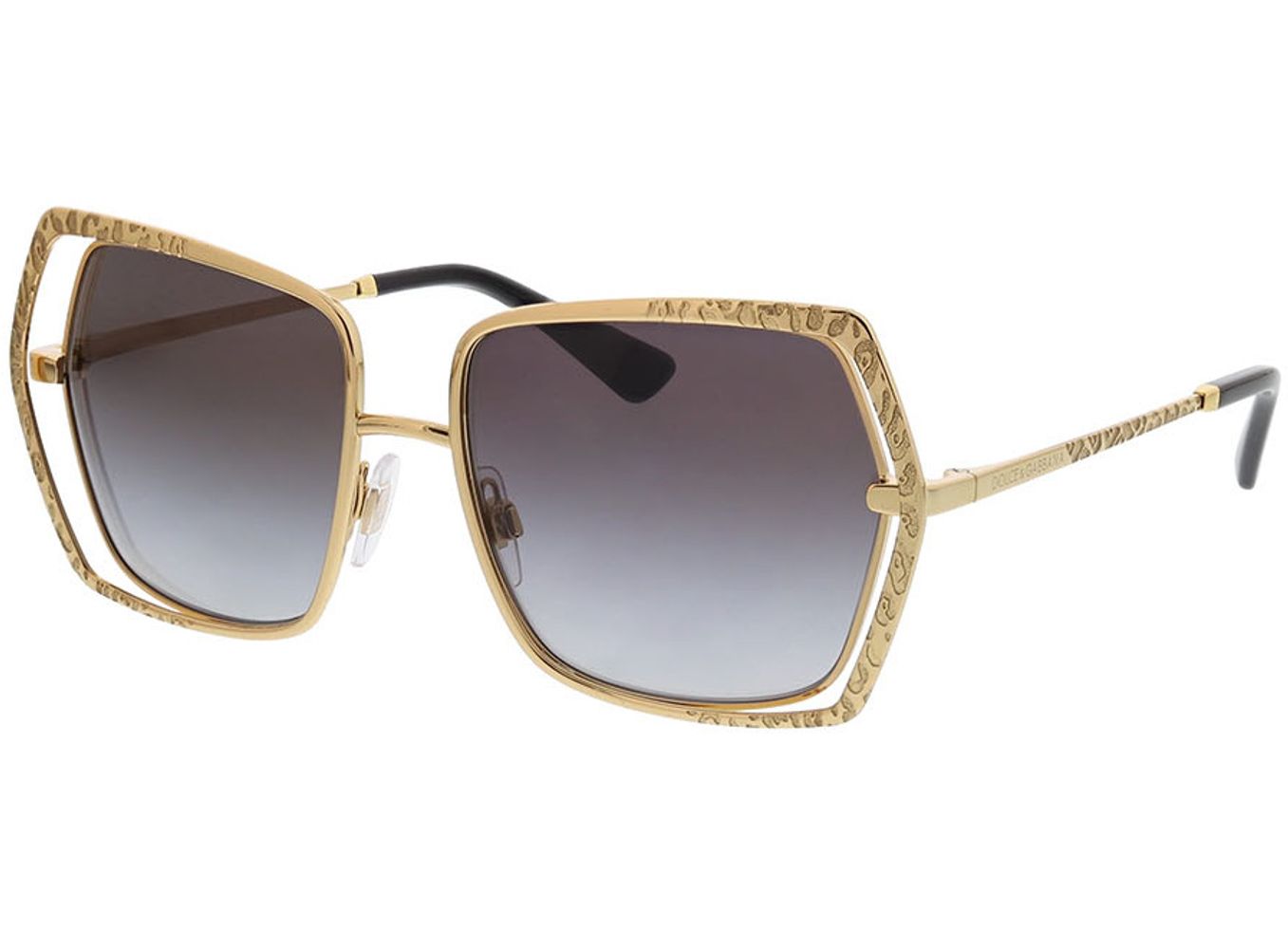 Dolce & Gabbana DG2306 02/8G 55-16 Sonnenbrille mit Sehstärke erhältlich, Damen, Vollrand, geometric