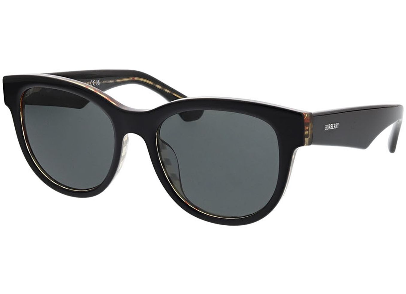 Burberry BE4432U 412187 54-19 Sonnenbrille mit Sehstärke erhältlich, Damen, Vollrand, panto