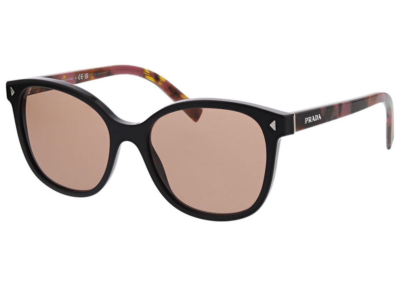 Prada PR 22ZS 12O10D 53-17 Sonnenbrille mit Sehstärke erhältlich, Damen, Vollrand, Eckig