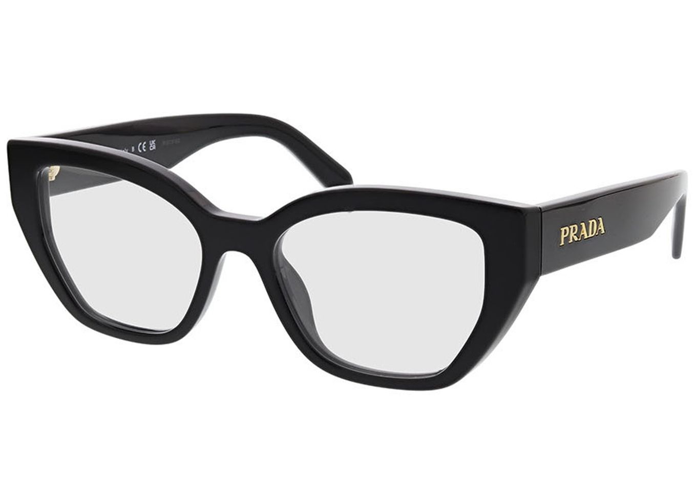 Prada PR A16V 16K1O1 53-18 Brillengestell inkl. Gläser, Damen, Vollrand, geometric