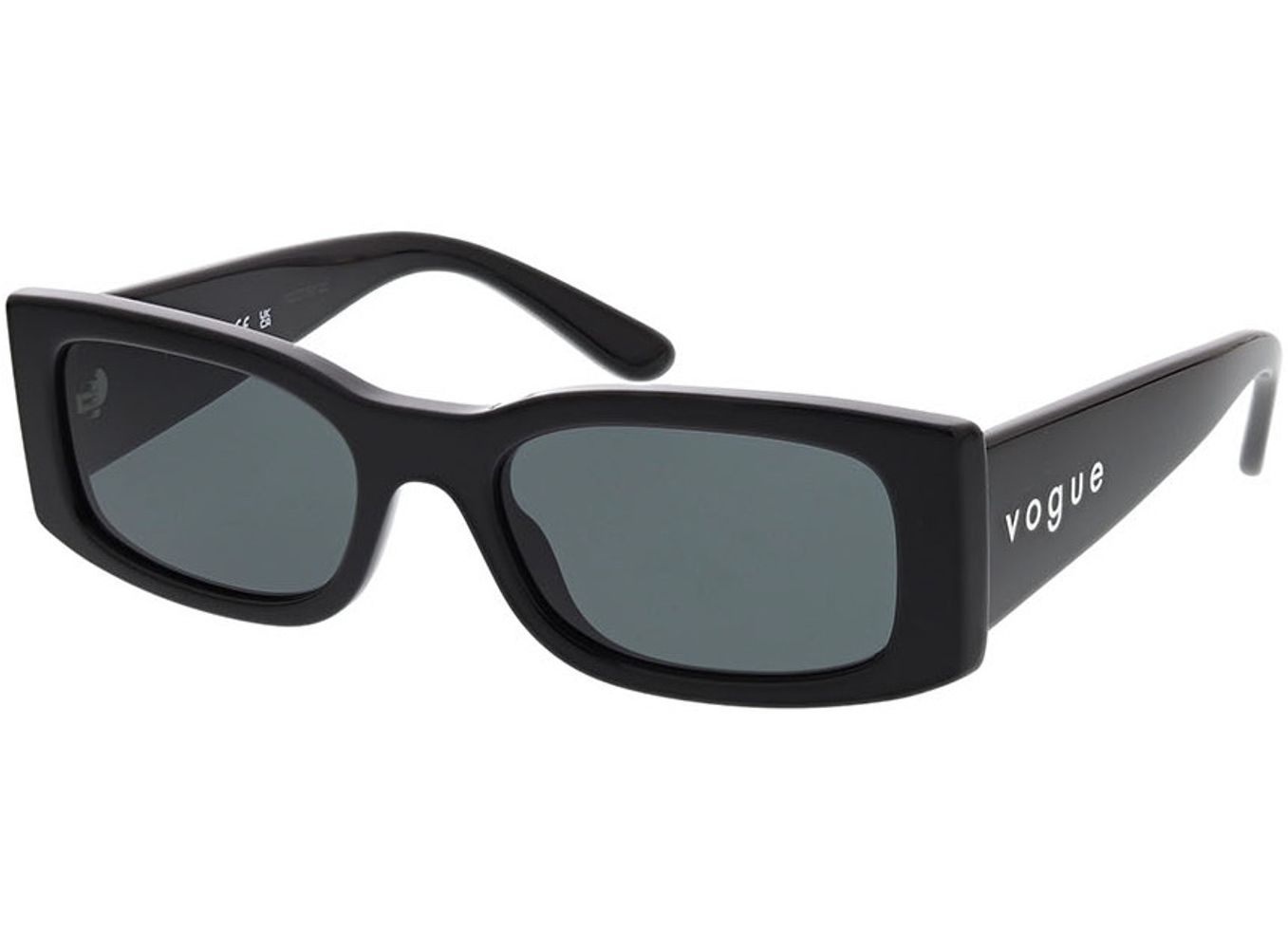 Vogue VO5584S W44/87 53-19 Sonnenbrille mit Sehstärke erhältlich, Damen, Vollrand, Rechteckig