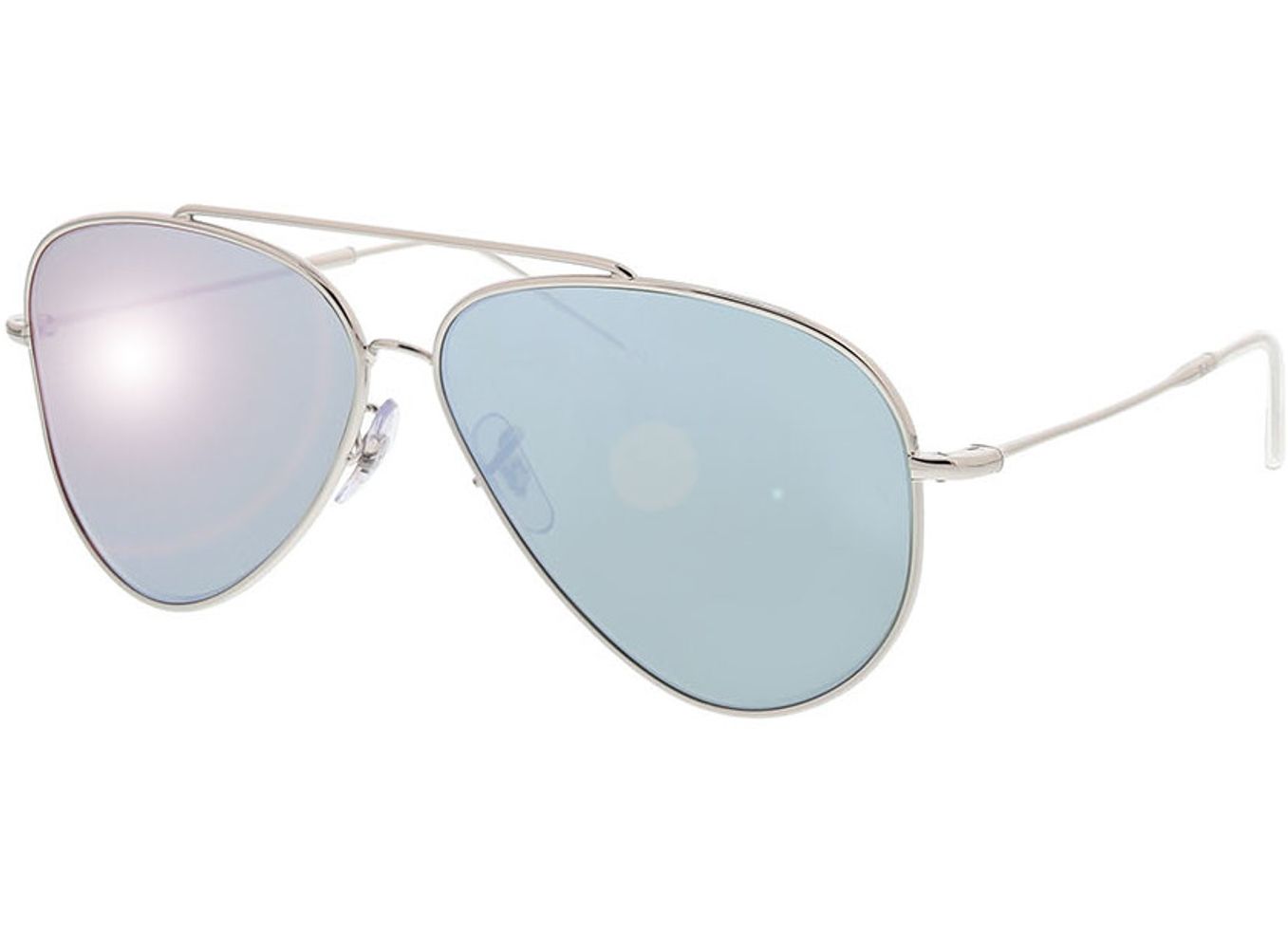 Ray-Ban Aviator Reverse RBR0101S 003/30 59-11 Sonnenbrille ohne Sehstärke, Damen/Herren, Vollrand, Pilot