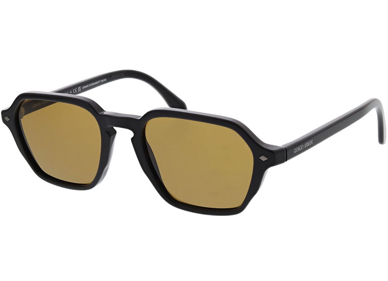 Giorgio Armani AR8220 587553 52-20 Sonnenbrille mit Sehstärke erhältlich, Herren, Vollrand, Eckig