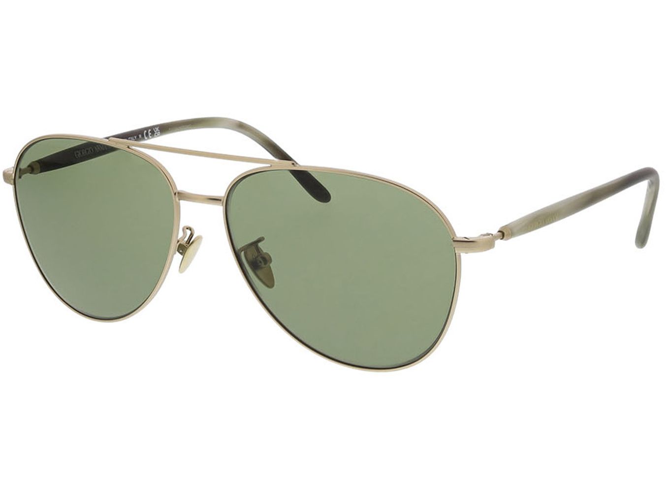 Giorgio Armani AR6162 30022A 58-14 Sonnenbrille mit Sehstärke erhältlich, Herren, Vollrand, Pilot