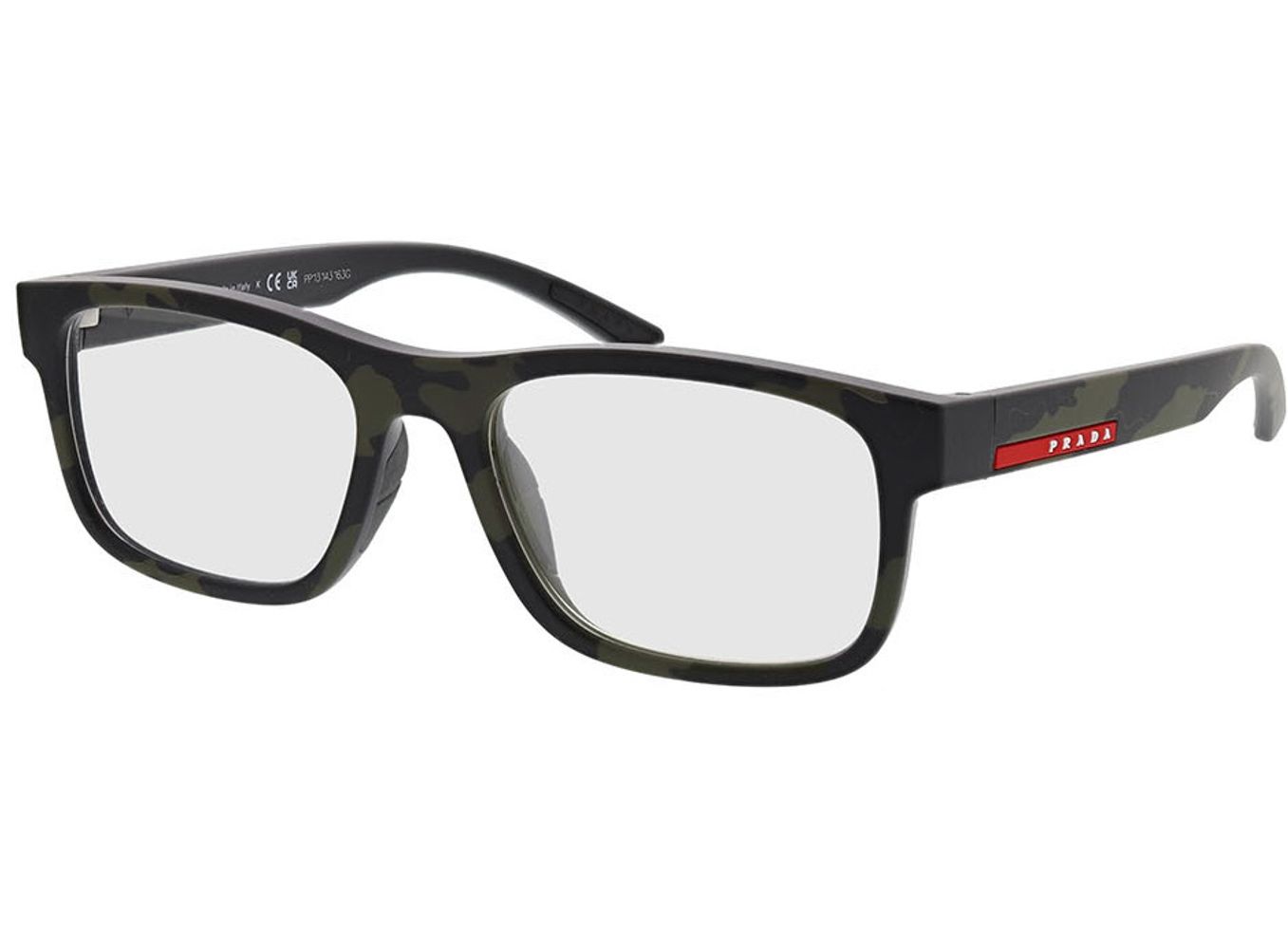 Prada Linea Rossa PS 04QV 14X1O1 54-18 Brillengestell inkl. Gläser, Herren, Vollrand, Rechteckig