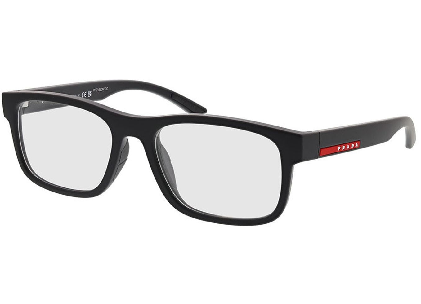 Prada Linea Rossa PS 04QV DG01O1 54-18 Brillengestell inkl. Gläser, Herren, Vollrand, Rechteckig