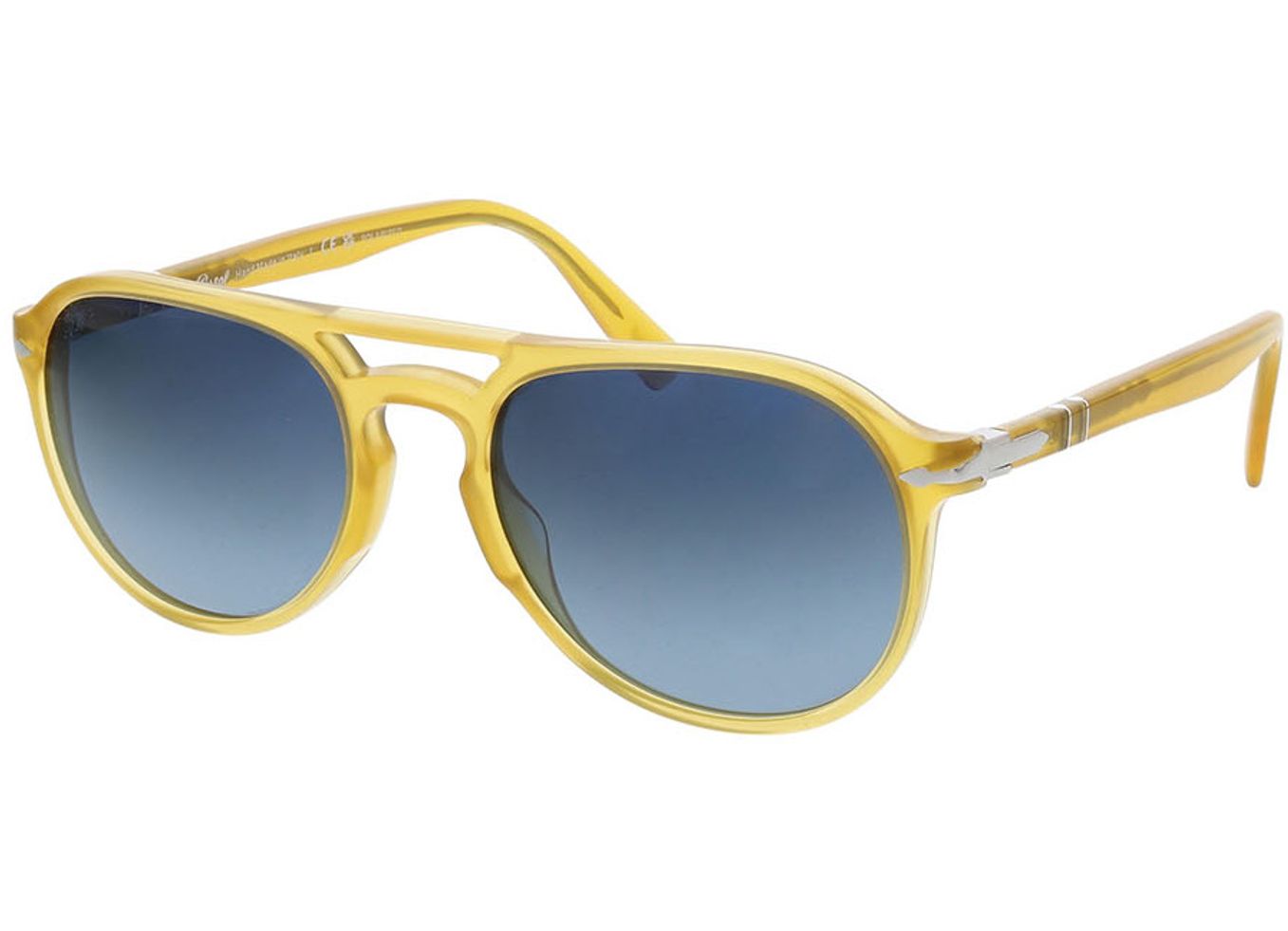 Persol PO3235S 204/S3 55-20 Sonnenbrille mit Sehstärke erhältlich, Damen/Herren, Vollrand, Pilot