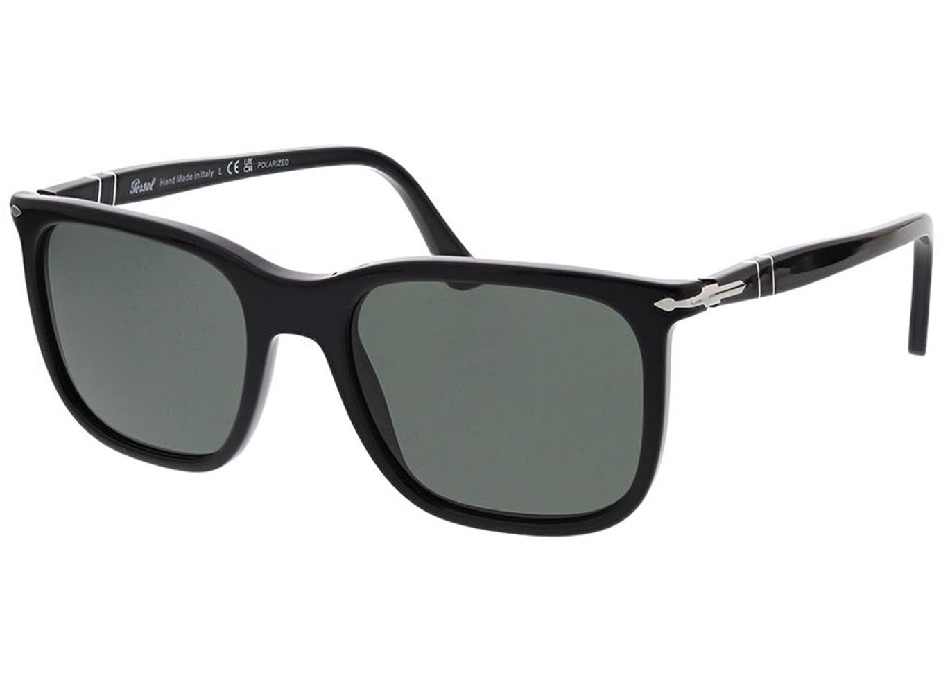 Persol Renzo PO3357S 95/58 53-19 Sonnenbrille mit Sehstärke erhältlich, Damen/Herren, Vollrand, Rechteckig