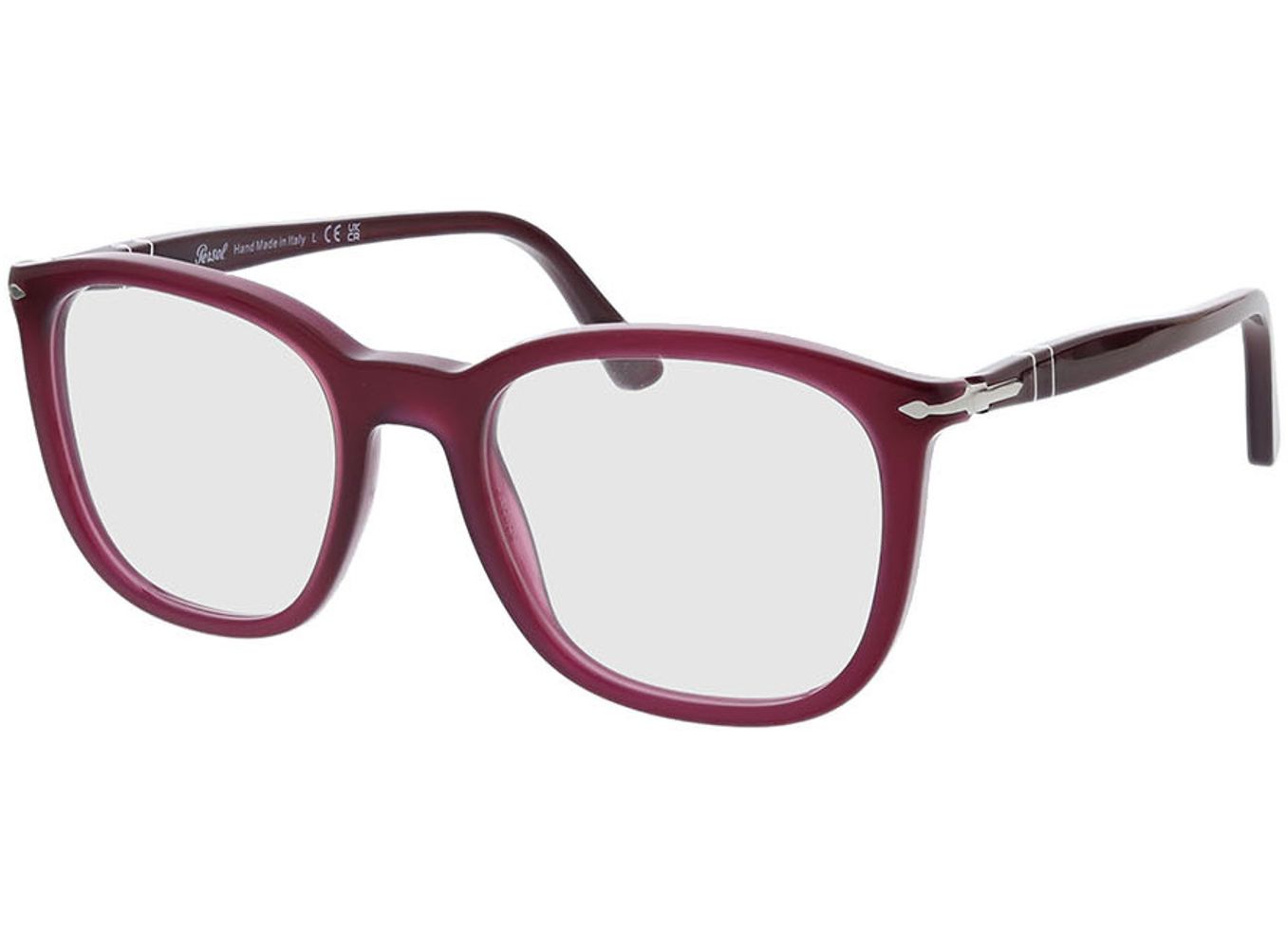 Persol PO3355V 1216 52-20 Brillengestell inkl. Gläser, Damen/Herren, Vollrand, Eckig