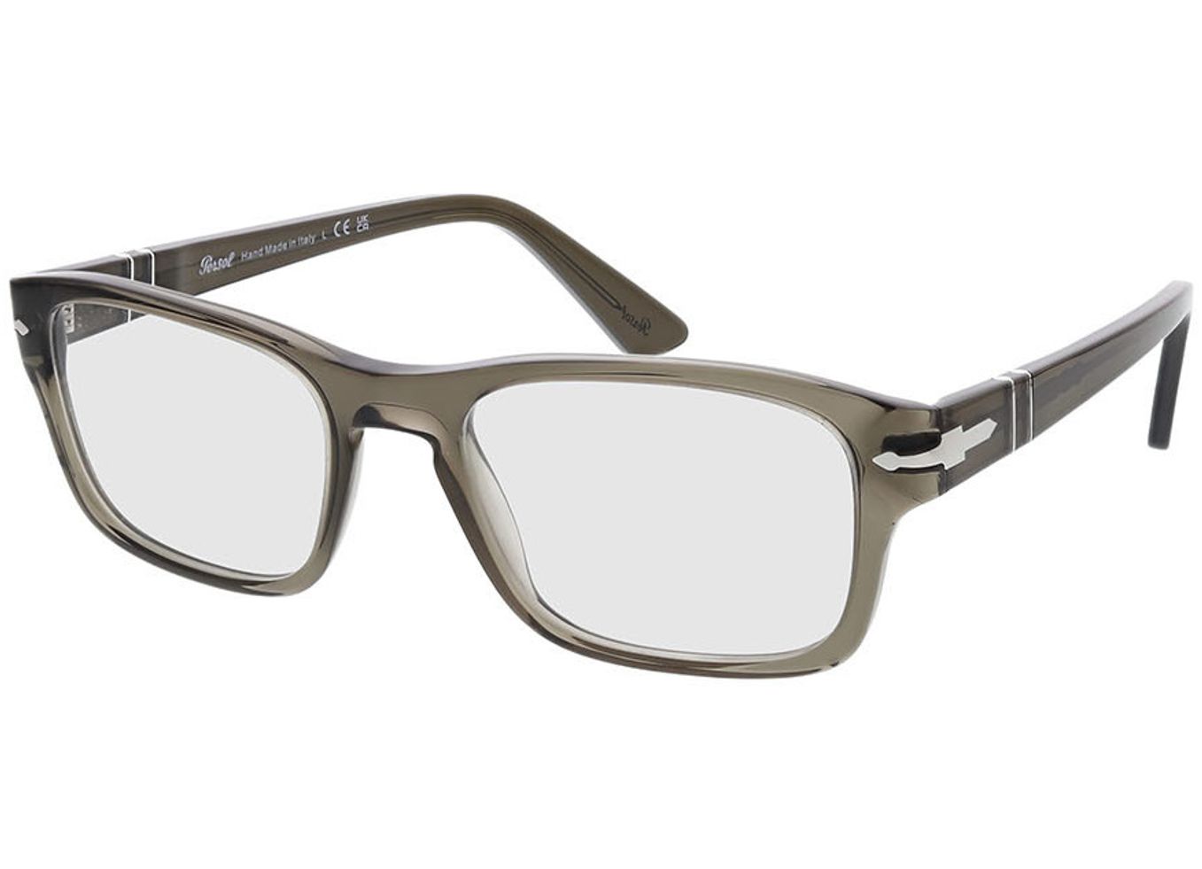 Persol PO3364V 1103 54-20 Brillengestell inkl. Gläser, Herren, Vollrand, Rechteckig