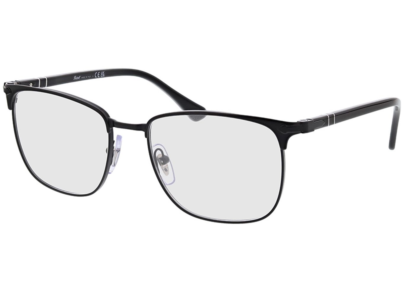 Persol PO1021V 1078 55-18 Brillengestell inkl. Gläser, Damen/Herren, Vollrand, Eckig