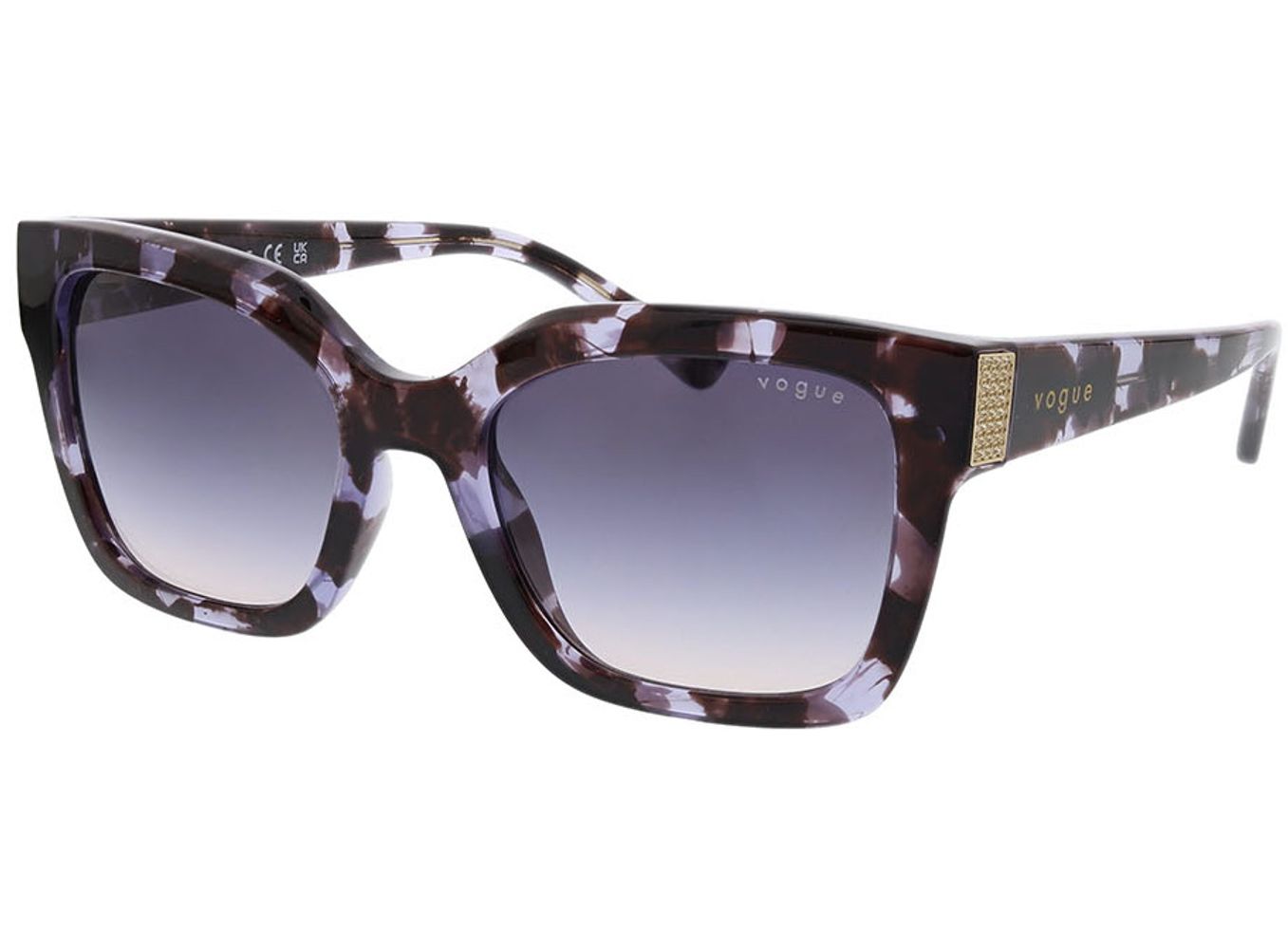 Vogue VO5613SB 317836 54-20 Sonnenbrille mit Sehstärke erhältlich, Damen, Vollrand, Eckig