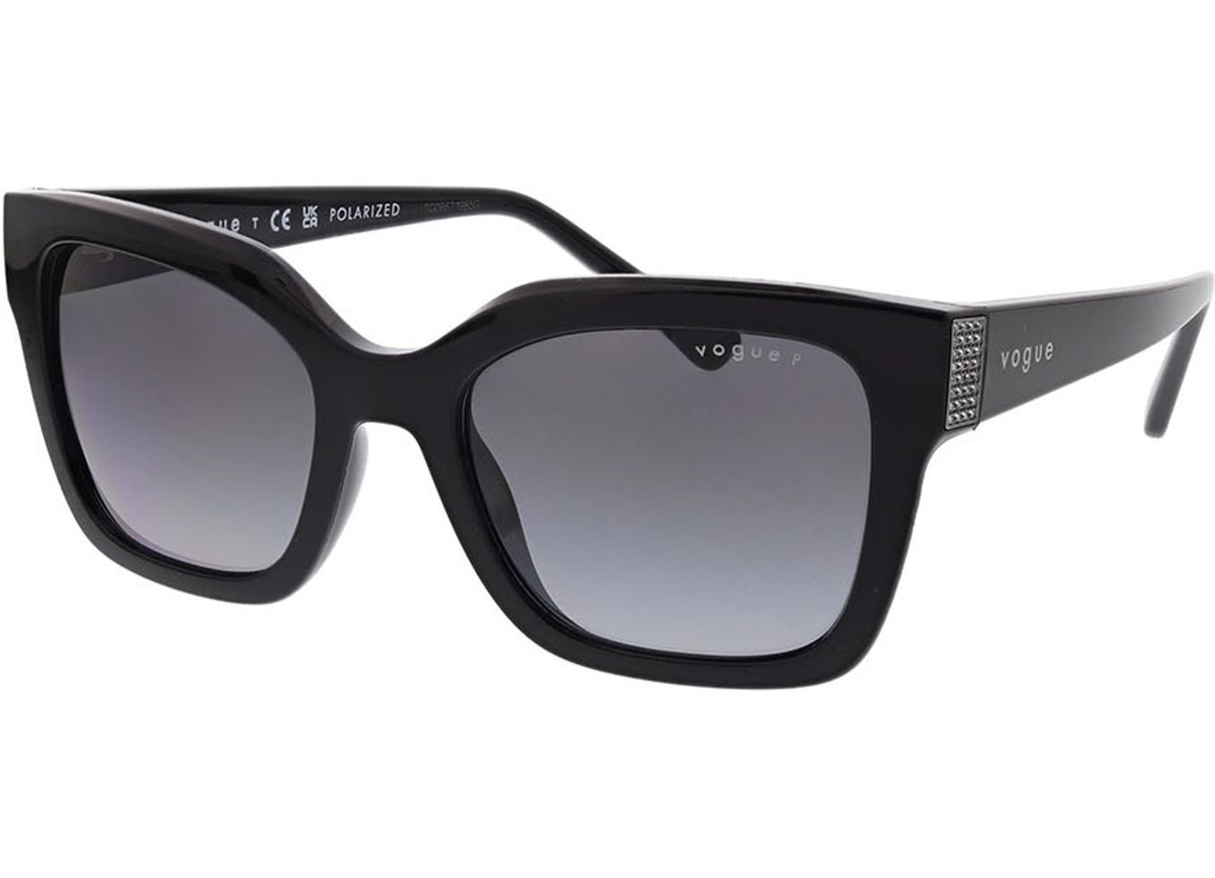 Vogue VO5613SB W44/T3 54-20 Sonnenbrille mit Sehstärke erhältlich, Damen, Vollrand, Eckig