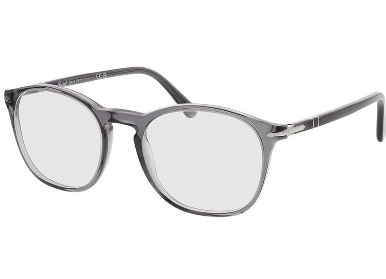 Persol PO3007VM 1196 52-19 Brillengestell inkl. Gläser, Herren, Vollrand, Eckig