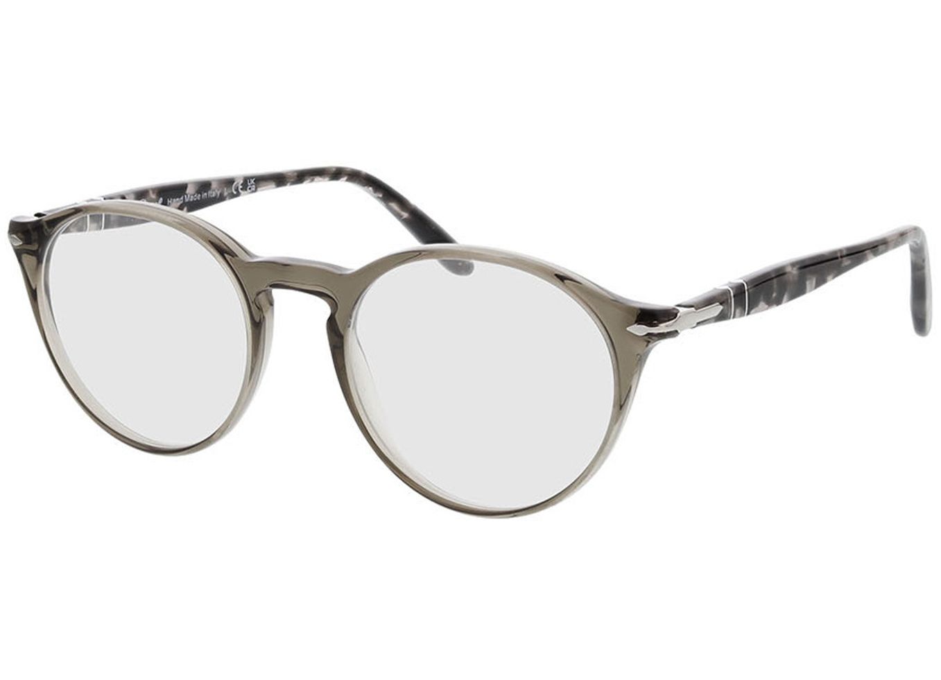 Persol PO3092V 1219 50-19 Brillengestell inkl. Gläser, Herren, Vollrand, panto